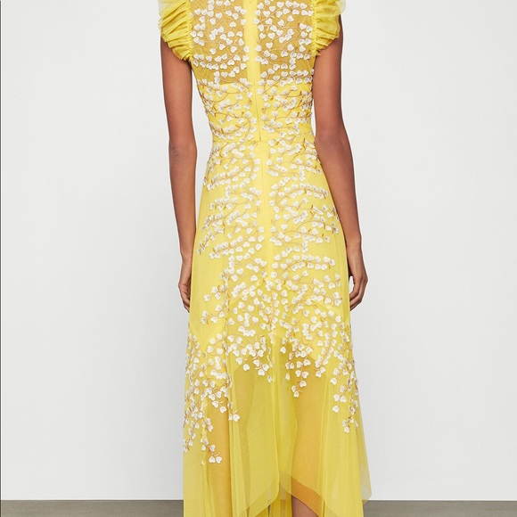 BCBG MaxAzria Floral Appliqué Dress NWT size 4 - Picture 3 of 5